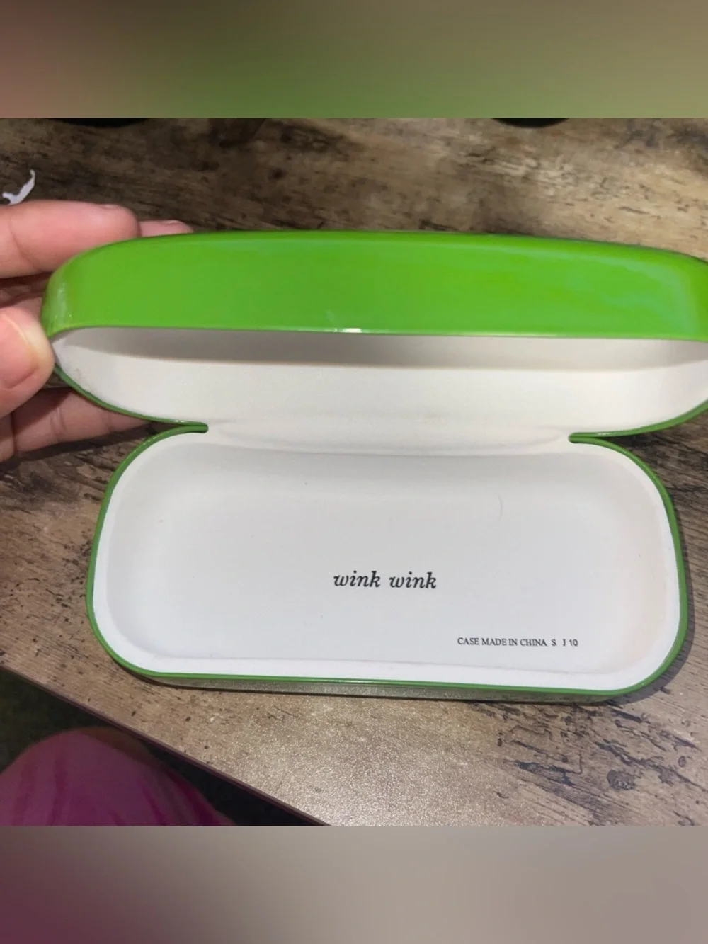 Kate Spade Lime Green Eyewear Glasses Case